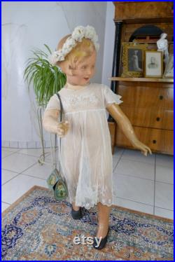 1930s Mannequin Greta, Germany, antique mannequin, antique dummy, antike Schaufensterpuppe