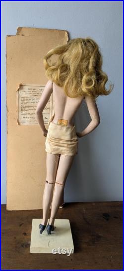 1940s Margit Nilsen Deb-U-Doll Sewing Mannequin, Rescued Vintage