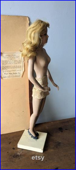 1940s Margit Nilsen Deb-U-Doll Sewing Mannequin, Rescued Vintage
