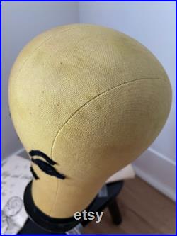1960 s Hat Block, Wig Stand, Head Form, Headblock, Display Unit with Strong Clamp, Original Box, Vintage Wig Care Papers and Instructions