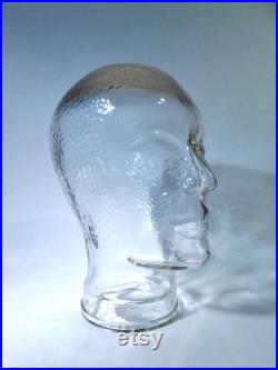 1960s Glass Mannequin Head Avant-Garde Style