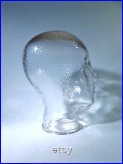 1960s Glass Mannequin Head Avant-Garde Style