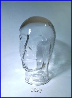 1960s Glass Mannequin Head Avant-Garde Style