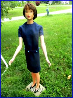 1963 MARGIT NILSEN McCall's 29 Large MANNEQUIN Display Jointed Arms Swivel Waist McCall's Base