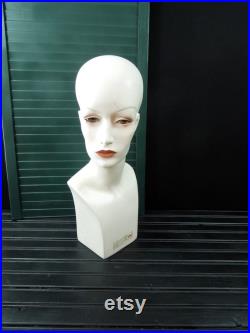 1970s Revlon Countertop Display Mannequin with Decal Please Read Description Vintage