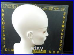 1970s Revlon Countertop Display Mannequin with Decal Please Read Description Vintage