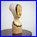19th Century Marotte, Milliner s Display Head or Wig Stand