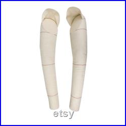 1 1 Adult male soft cotton arms for full body tailor mannequin, fitting mannequin's arms 65cm, size 96 men dressmaker dressform arm pairs