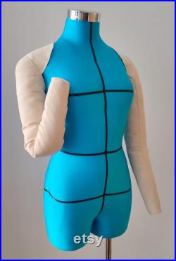1 1 Full Scale Mannequin Arms Custom Size for Pinnable or Non-Pinnable Dress Form (Mannequin Not Included)