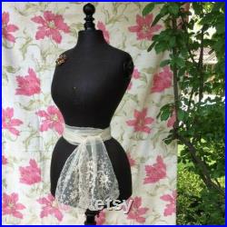 21 WASP WAiST Fab Antique Vtg 1880 French BLACK MANNEQUiN Dummy Ooh la la PARiS MoDE Atelier Seamstress CoUTURE SEwING Shabby CHiC Display
