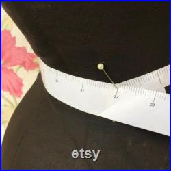 21 WASP WAiST Fab Antique Vtg 1880 French BLACK MANNEQUiN Dummy Ooh la la PARiS MoDE Atelier Seamstress CoUTURE SEwING Shabby CHiC Display
