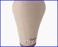 22 Annie Cork Canvas Block Mannequin Head Tall 22 Annie Cork Canvas Block Mannequin Head Tall