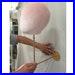 25cm Gold Wall Mounted Wigs Stand Personalized 99 Colors Light Pink Velvet Female Mannequin Head Jennie