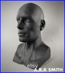 3D Printing Male Head Mannequin Head Gear Display stand