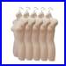 5 Pack Mannequin Torsos Female Flesh Women's Plastic Hanging Dress Form