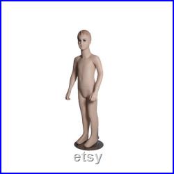 6 Year Old Boy Child Fiberglass Standing Realistic Mannequin with Molded Hair 511F