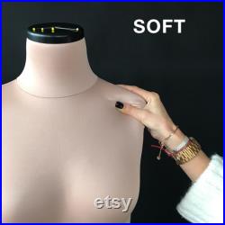 ANYA Extra soft dress form for corset and lingerie design Professional tailor mannequin torso Fully pinnable Tailor dummy
