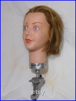 A Fine French Vintage J.Le Clabart Mannequin Head