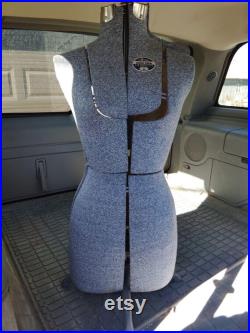 Acme Adjustable Dress Form, Vintage, Size A, Clothing Form, Sewing Mannequin