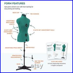 Adjustable Dress Form Medium Sewing Full Figure Female Mannequin Torso Stand