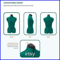 Adjustable Dress Form Medium Sewing Full Figure Female Mannequin Torso Stand