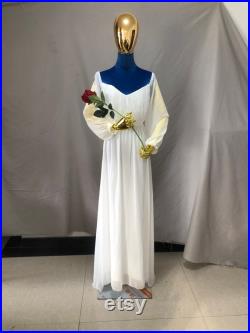 Adjustable Gold Base Blue Velvet Female Mannequin Dress Form Torso Maria