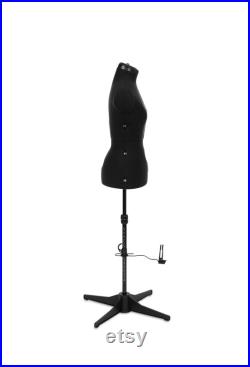 Adjustable Tailors Dummy Dressmakers Mannequin Female Fashion Sizes 6 to 14 Black