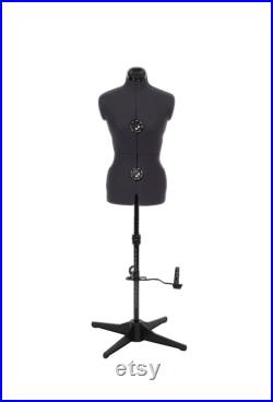 Adjustoform Tailormaid Ladies Charcoal Grey Adjustable Dressmakers Tailors Dummy Mannequin