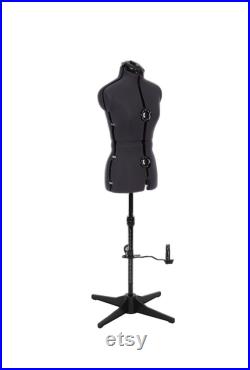 Adjustoform Tailormaid Ladies Charcoal Grey Adjustable Dressmakers Tailors Dummy Mannequin