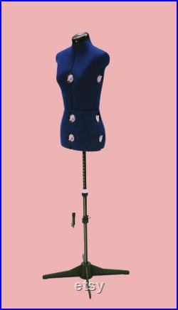 Adult Female Adjustable Dress Form Sewing Mannequin Torso with 12 Fabric Adjustment Dials FAST SHIPPING