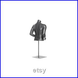 Adult Female Fiberglass Athletic Fitness Exercise Mannequin Torso With Stand HEF11T