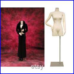 Adult Female Headless Mannequin Torso Dress Form with Flexible Arms F01SARM