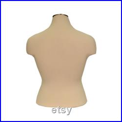 Adult Female Plus Size Mannequin Dress Form Pinnable Torso with Shoulders D22DD01PL