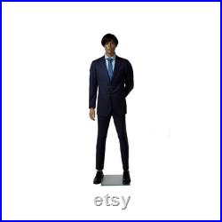 Adult Male African American Fiberglass Full Body Realistic Standing Mannequin CHOC1