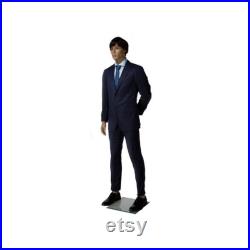 Adult Male African American Fiberglass Full Body Realistic Standing Mannequin CHOC1