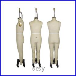 Adult Male Full Body Professional Tailoring Dress Form Pinnable Mannequin with Right Arm 601-MALE-FULL