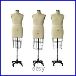 Adult Male Half Body Professional Tailor Dress Form Pinnable Mannequin with Right Arm 601-MALEHALFSIZE