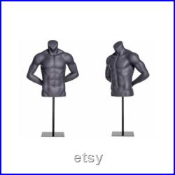 Adult Male or Female Athletic Fitness Exercise Sports Mannequin Torso with Adjustable Stand NI-7-13