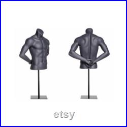 Adult Male or Female Athletic Fitness Exercise Sports Mannequin Torso with Adjustable Stand NI-7-13