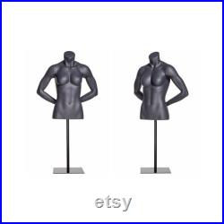 Adult Male or Female Athletic Fitness Exercise Sports Mannequin Torso with Adjustable Stand NI-7-13