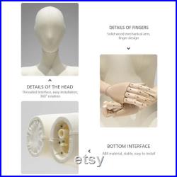 Adult Size Female Full Body Mannequin In Standing Sitting,Beige Dress Form Female Display Model,Clothes Mannequin Body With Wooden Arms