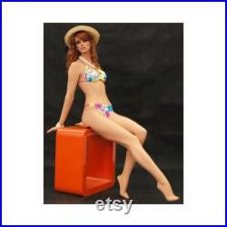 Adult Women's Realistic Fleshtone Fiberglass Full Body Mannequin FR6