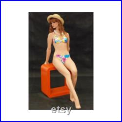 Adult Women's Realistic Fleshtone Fiberglass Full Body Mannequin FR6