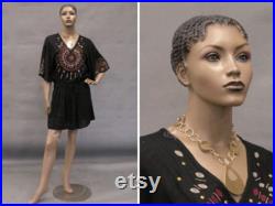 African American Women's Full Body Realistic Mannequin With Molded Hair ALICE