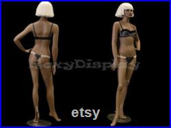 African American Women's Full Body Realistic Mannequin With Molded Hair ALICE