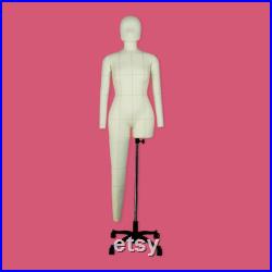 Anatomical soft sewing mannequin full kit Soft tailor dummy Sewing mannequin with guide lines