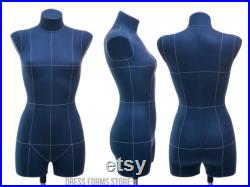 Anatomical tailor dress form in cotton cover Tailor mannequin torso Fully pinnable