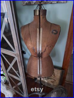 Antique ACME adjustable dress form