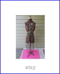 Antique Acme Dress Form With Cage and Cast Iron Base Size A -PICKUP ONLY in Massachusetts