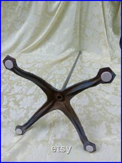 Antique Adjustable Female Dress Form, Fabric Covered Mannequin, Iron Base, Feminine Industrial Design, Functional Fashion and FREE SHIPPING